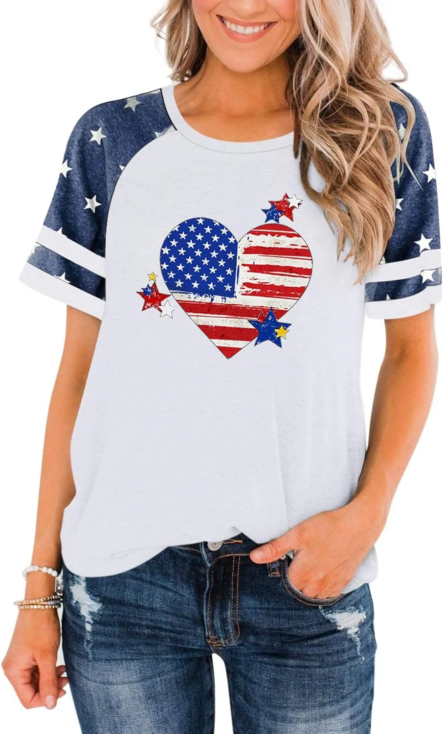 Womens Baseball Mom Tee Summer Short Sleeve Crewneck Baseball Print Patchwork Raglan Tops