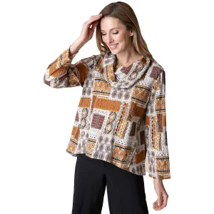 Women's Habitat Covered Packet Swing Shirt Patchwork Ginger