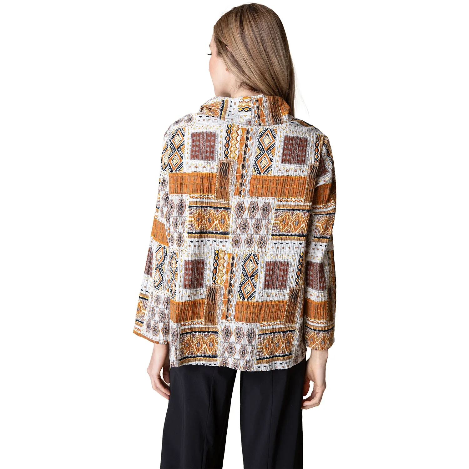 Women's Habitat Covered Packet Swing Shirt Patchwork Ginger