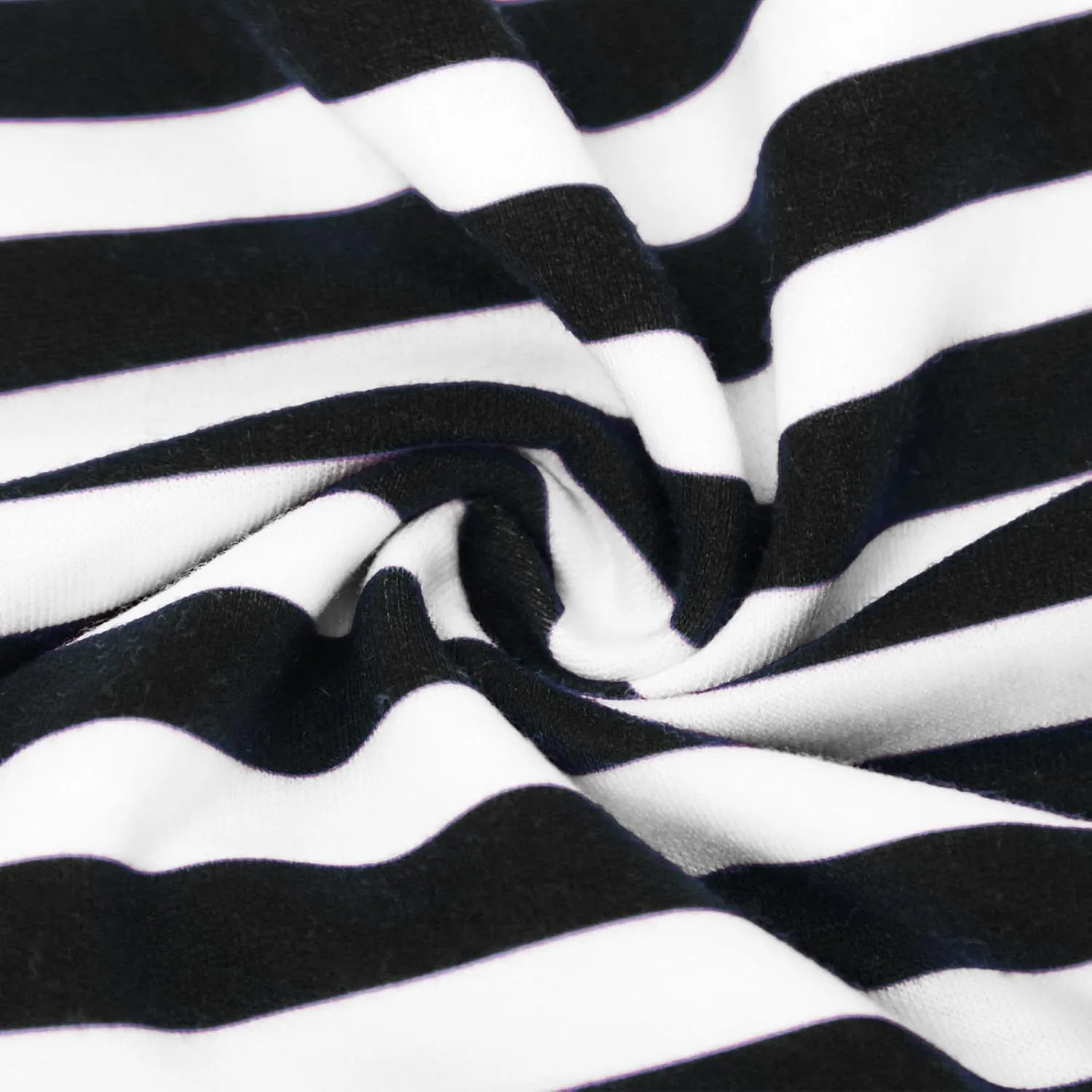 Women's Oversized Casual Sweatshirt Patchwork Dress Long Sleeve Classic Stripe Dress Crew Neck Pleated Mini Dresses