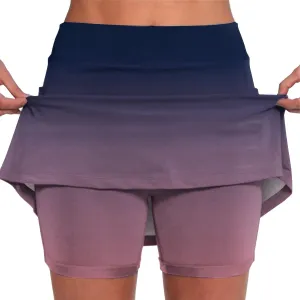 Womens Skorts with Pockets Tummy Control Plus Size Skorts for Women High Waist Athletic Sports Pants Skirt Casual