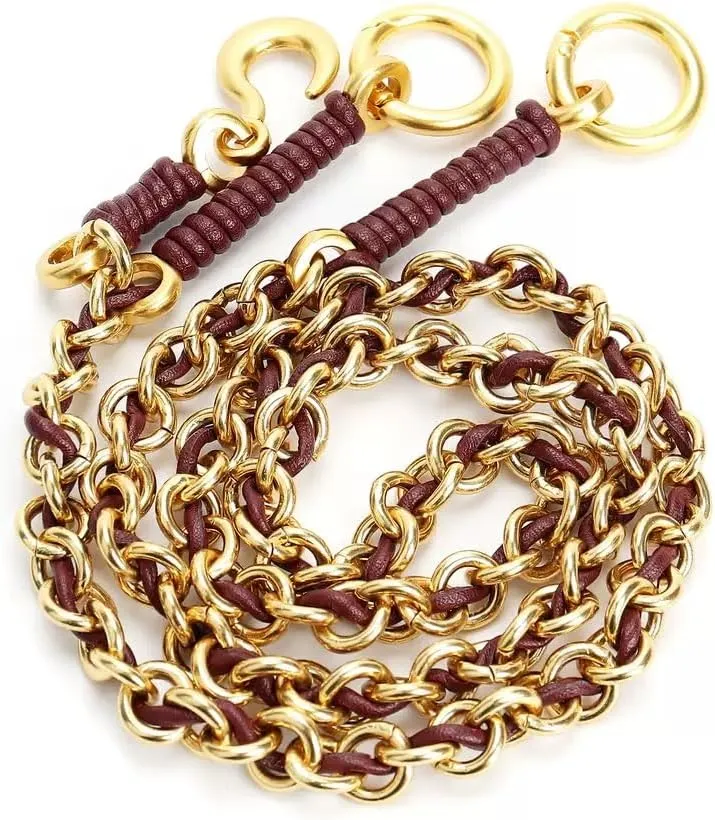 Woven leather chains, dumpling buns, metal handles, handbags, women's wallets, homeless people's bags, and knotted