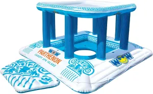 WOW Sports Parthenon Canopy Spa Island, 1 2 3 4 5 6 7 or 8 Person Inflatable Island, 20-2000