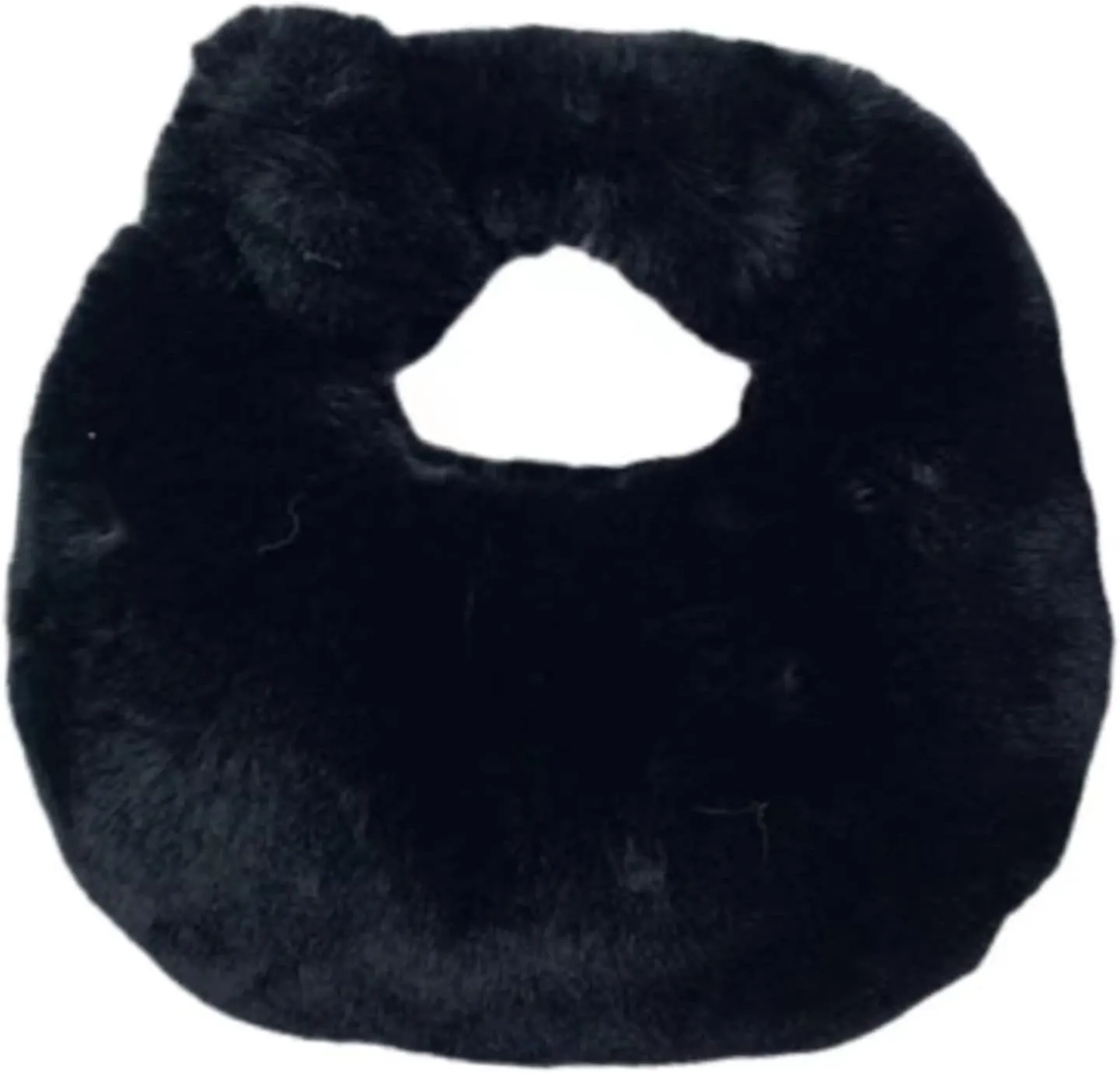 XPONNI Fuzzy Dumpling Bags, Cute Fluffy Y2k Handbags, Soft Knotted Faux Fur Bags with Zipper