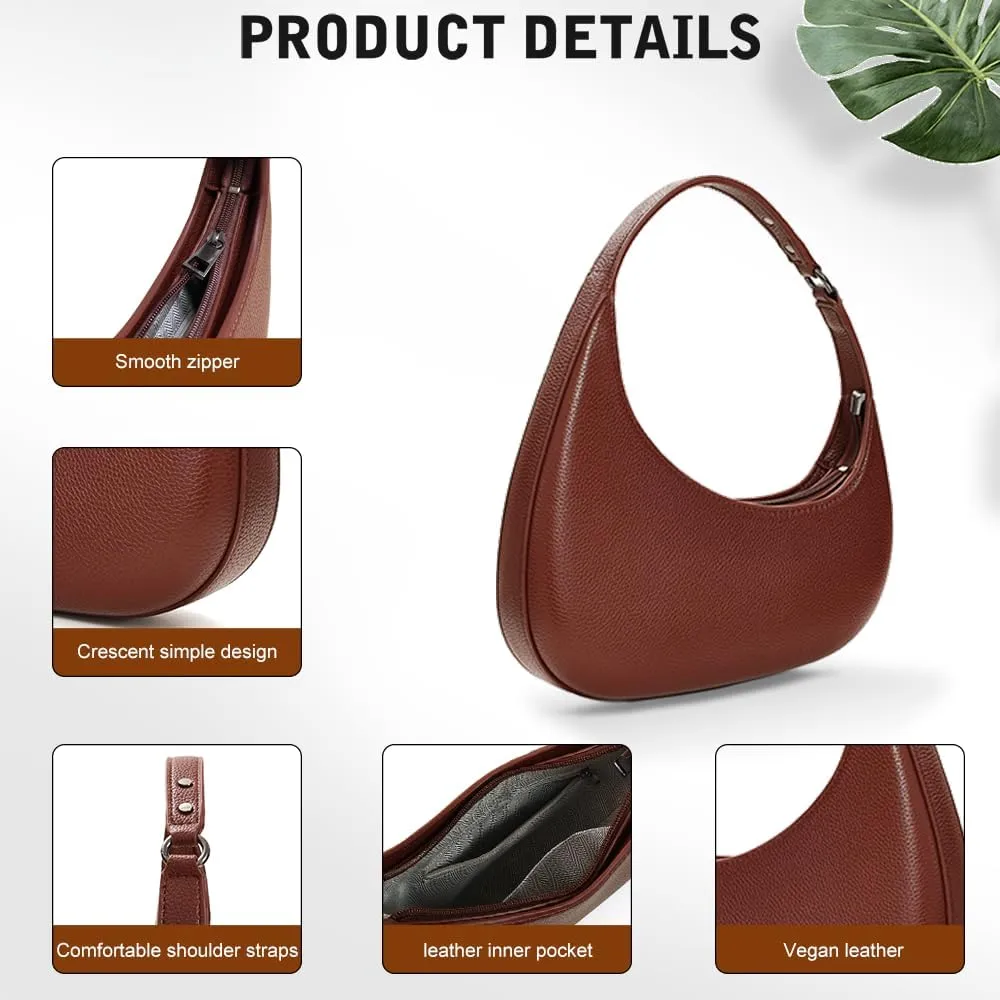 YDSIII Shoulder Bag For Women, Trendy Vegan Leather Shoulder Bag For Womens With Top Handle Bag, Going Out Bag