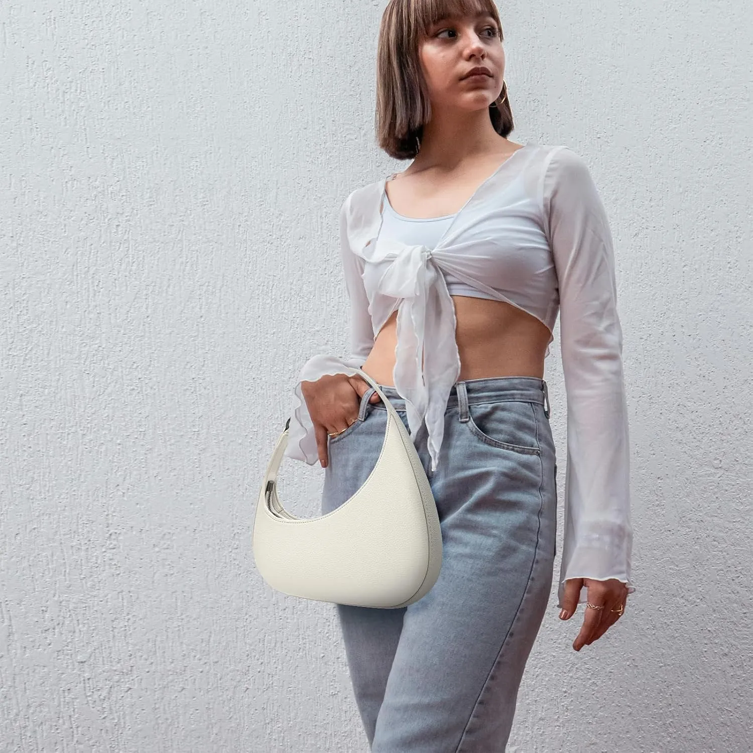 YDSIII Shoulder Bag For Women, Trendy Vegan Leather Shoulder Bag For Womens With Top Handle Bag, Going Out Bag