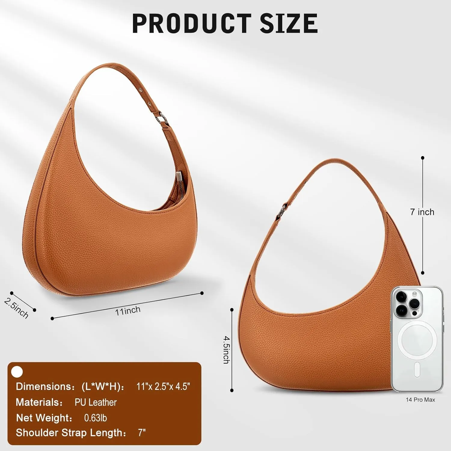 YDSIII Shoulder Bag For Women, Trendy Vegan Leather Shoulder Bag For Womens With Top Handle Bag, Going Out Bag
