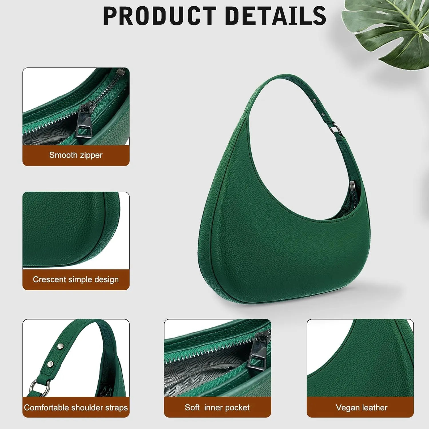 YDSIII Shoulder Bag For Women, Trendy Vegan Leather Shoulder Bag For Womens With Top Handle Bag, Going Out Bag