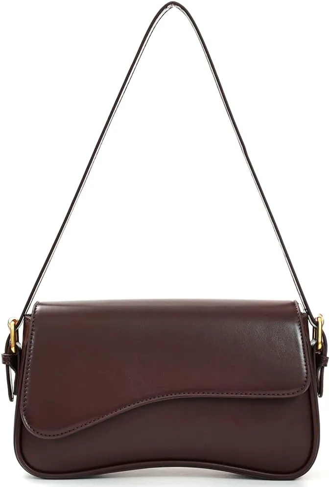 YDSIII Shoulder Bag For Women, Y2K Trendy Vegan Leather Shoulder Bag For Womens,Going Out Bag with 2 Removable Strap