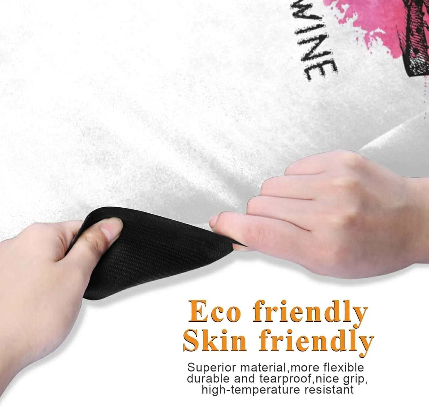Yoga Mat Non Slip Rubber Fitness Safe Exercise Mat with Bag Durable Folding Workout Mat for Pilates and Floor Exercises