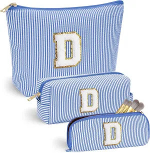 YOOLIFE Bridesmaid Gifts for Women - Cute Makeup Bag for Women Friends | Make Up Cosmetic Travel Toiletry Bag for Bride Maid Matron of honor Bridal Shower Personalized Bachelorette Girlfriend Gifts D