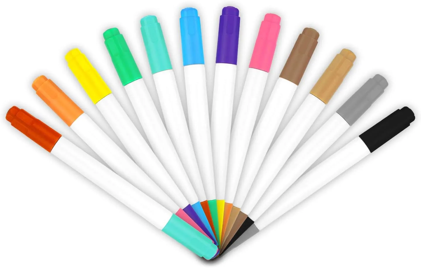 YR Dual Sided Neon Pens For Light Up LED Board, Neon Markers Applicable For Draw, Sketch, Create, Doodle, Art, Write, Learning Tablet, 12 Packs