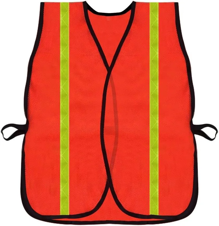 zojo High Visibility Safety Vests,Adjustable Size,Lightweight, Wholesale Reflective Vest for Outdoor Works, Cycling