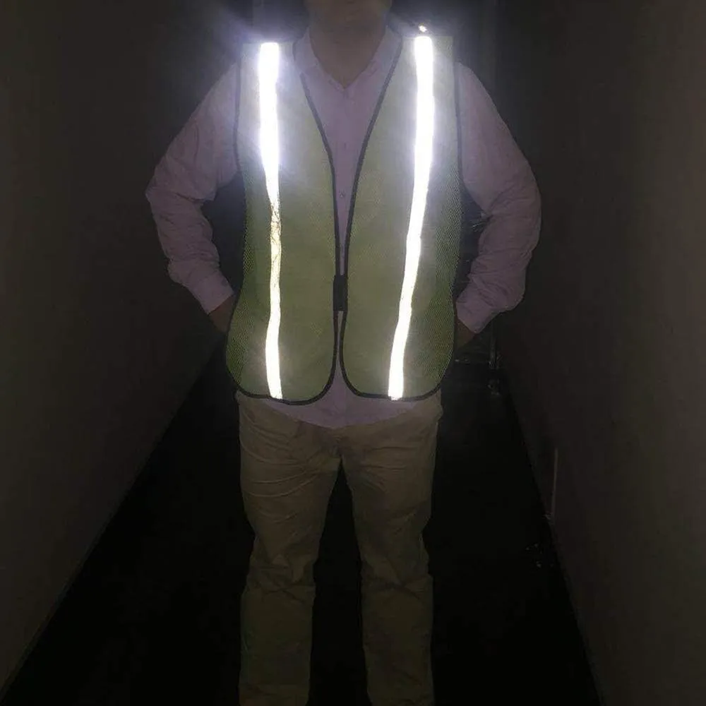 zojo High Visibility Safety Vests,Adjustable Size,Lightweight, Wholesale Reflective Vest for Outdoor Works, Cycling