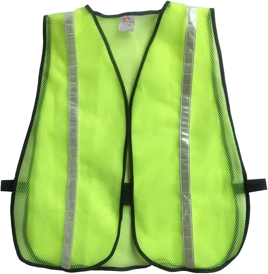 zojo High Visibility Safety Vests,Adjustable Size,Lightweight, Wholesale Reflective Vest for Outdoor Works, Cycling